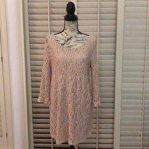 Super Pretty Lace Blush Dress